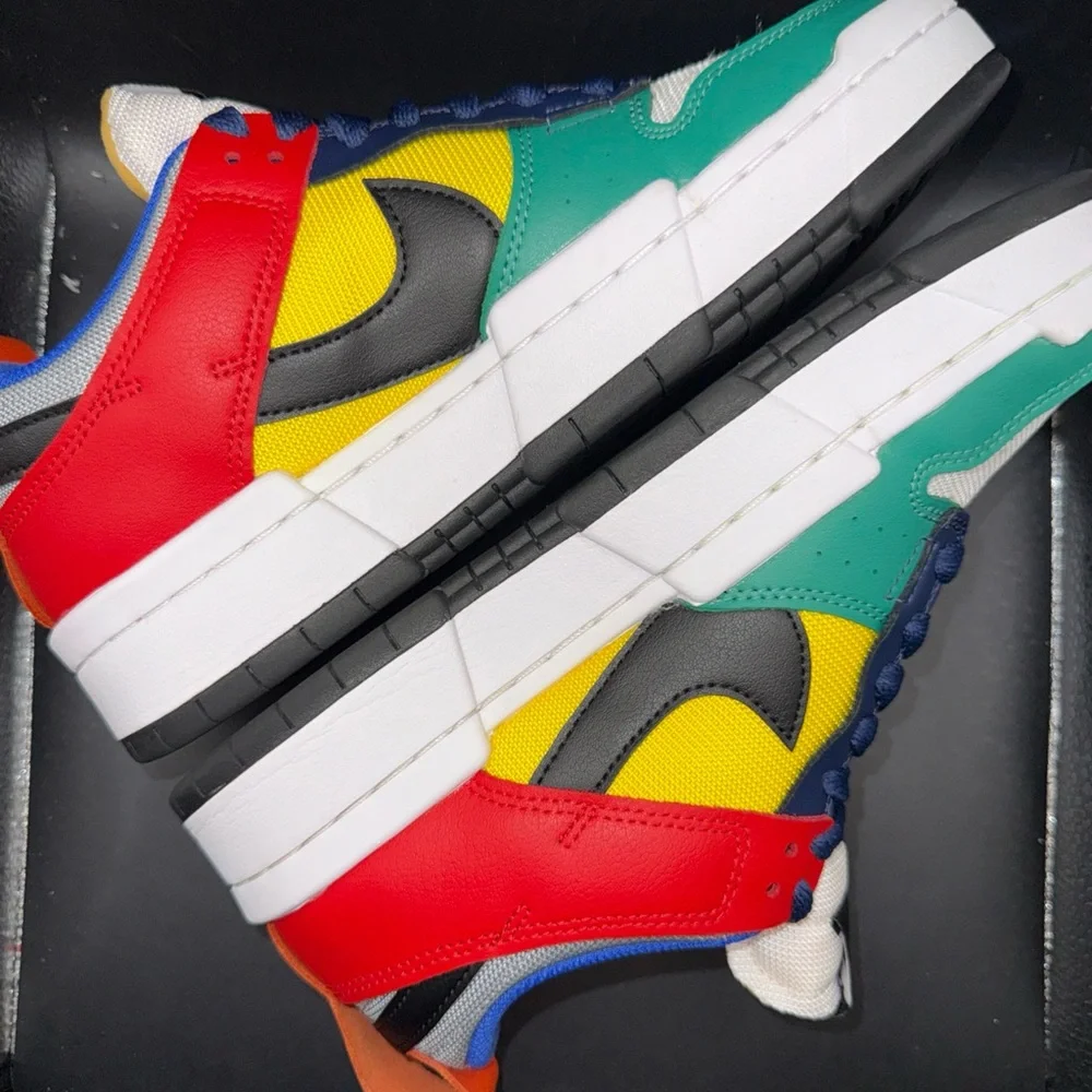 Size 8 - Nike Dunk Disrupt Low Multi-Color Wmns, CK6654-004, Very Clean, No Box